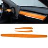 Interior Door Panel Molding Trim Soft Suede Dash Wrap Replacement for Tesla Model 3 Y 2019 to 2025