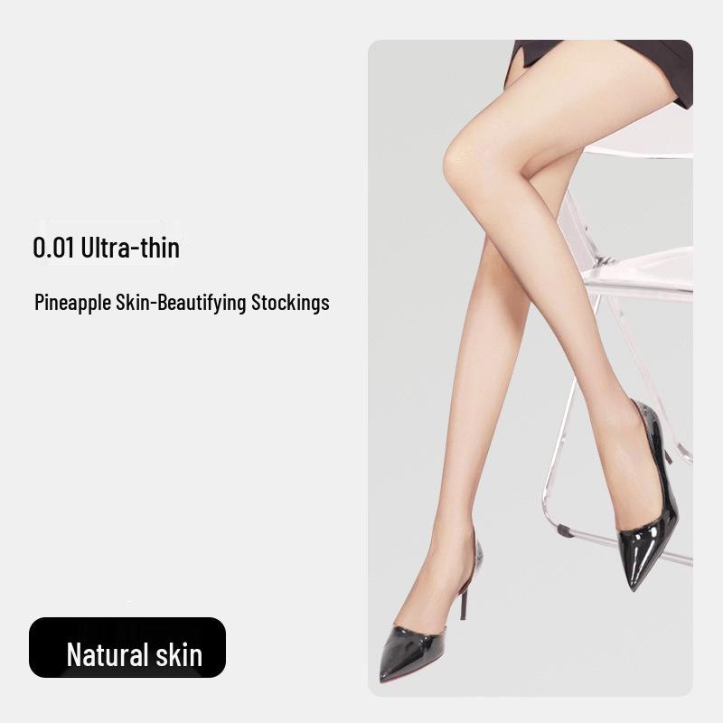 Collants Noir Ultra-Fins pour Femmes: Anti-accrocs, Haute transparence, Améliore les jambes, Parfait pour le printemps, l'été et l'automne