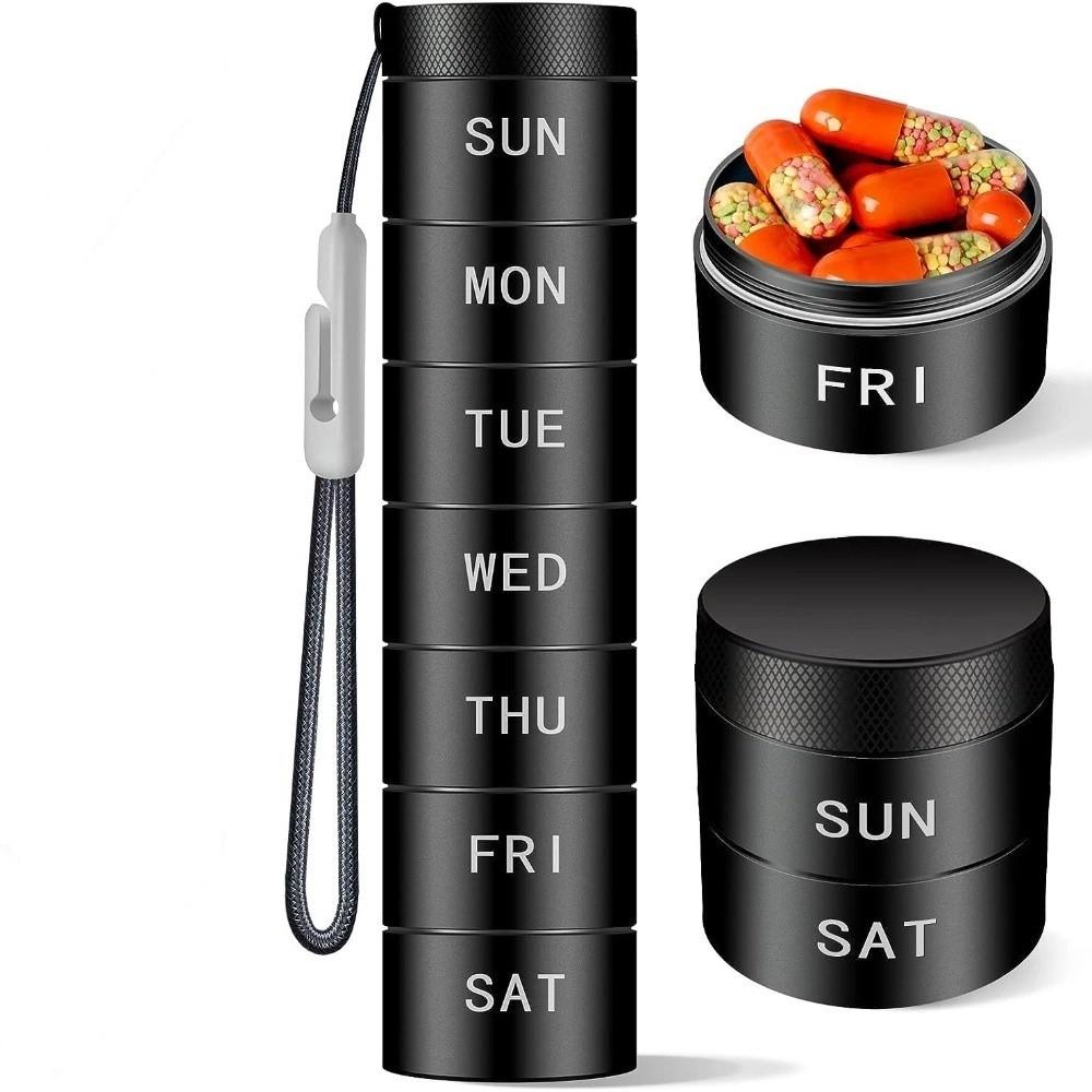 Moisture Proof Travel Pill Organizer Waterproof Daily Pill Box Portable Pill Case  Travel