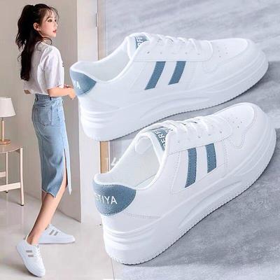 Witte leren sneakers voor dames 2023: All-Match casual sportschoenen voor lente en zomer