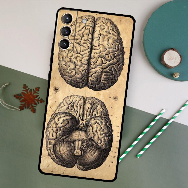 Human Heart Anatomy Phone Case For Samsung Galaxy S26 S23 Ultra S20 S21 S22 S24 S25 Plus S10 S25 FE Back Cover