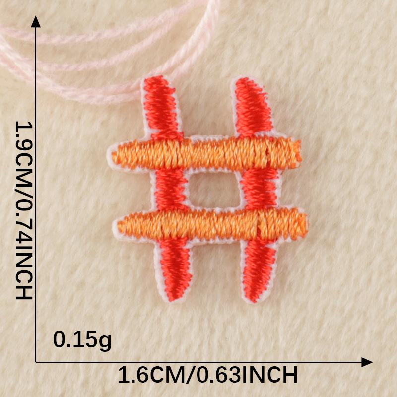 Korean Wappen Embroidery Self-Adhesive Patch for Clothing & DIY Accessories