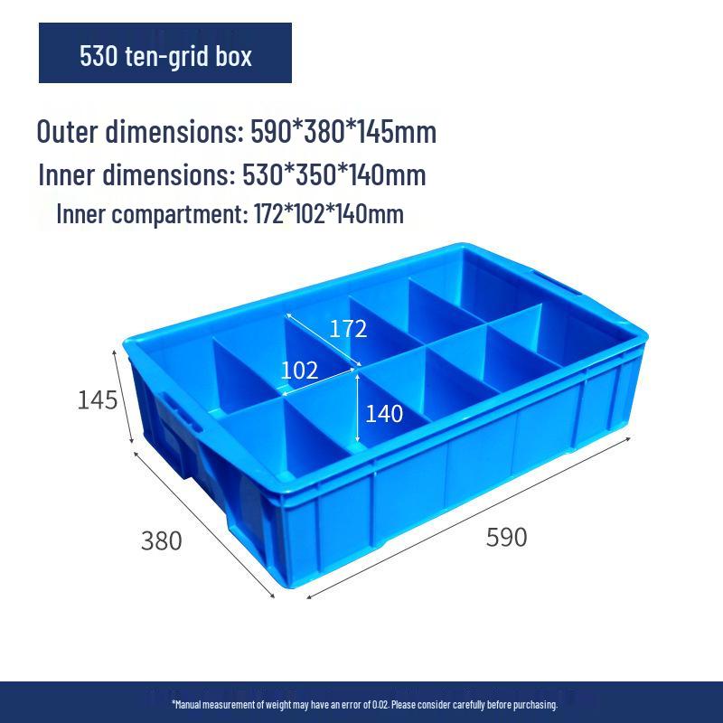 Plastic Multi-Compartment Tool Storage Box