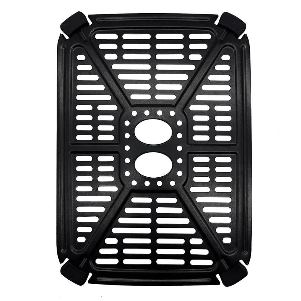 Kwadratowa Taca Grillowa do Frytkownicy Powietrznej Nieprzywierająca Taca do Frytkownicy Powietrznej Wkład do Frytkownicy Powietrznej Frytkownica Powietrzna z Podwójnym Koszem