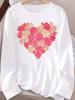 (Asian Size) Long Sleeve T-shirts Casual Clothing Women butterfly cute o-neck Print T Shirt autumn winter spring Fashion Top Graphic Tee