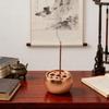 Pure Copper Incense Cone Holder Multi Stick Support Fragrance Diffuser for Office Desk Ornament and Decor