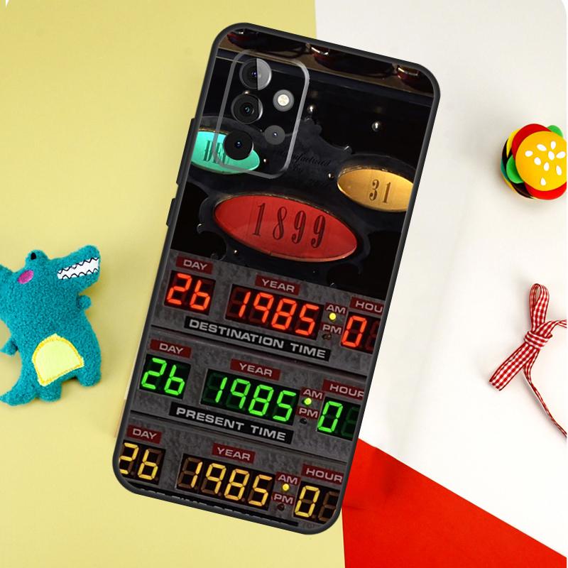 Back To The Future Time Machine For Samsung Galaxy A55 A35 A15 A54 A34 A14 A53 A33 A13 A05 A06 A16 A22 A32 A52 Phone Case