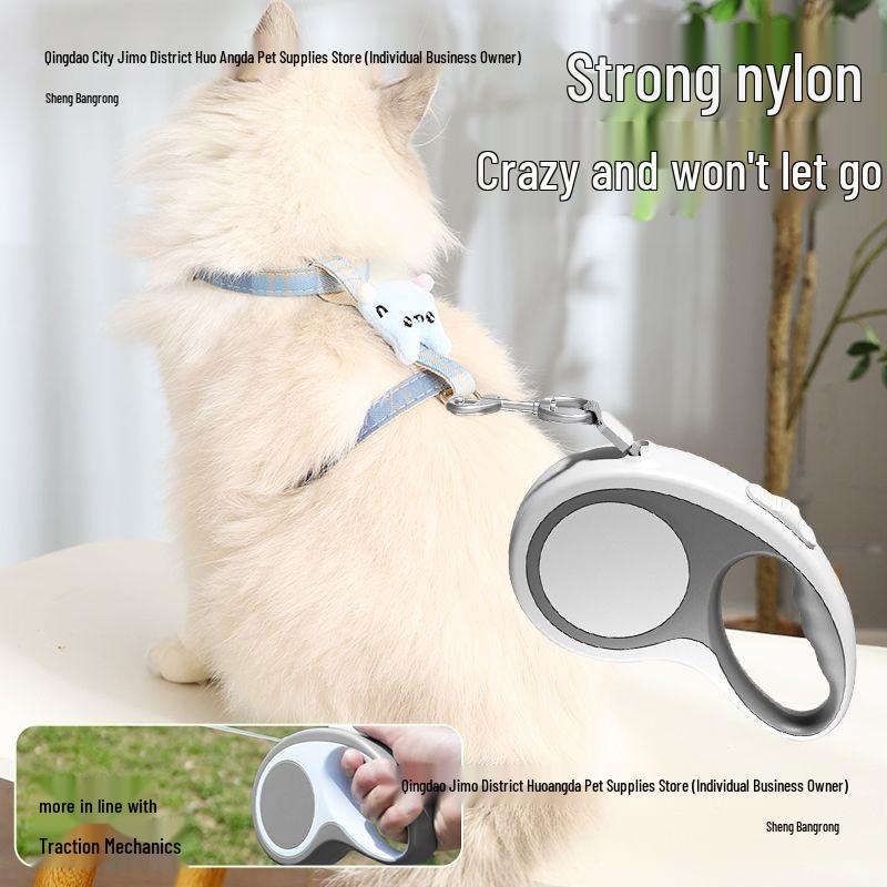 Retractable Dog & Cat Leash for Small Pets - Outdoor Walking Rope