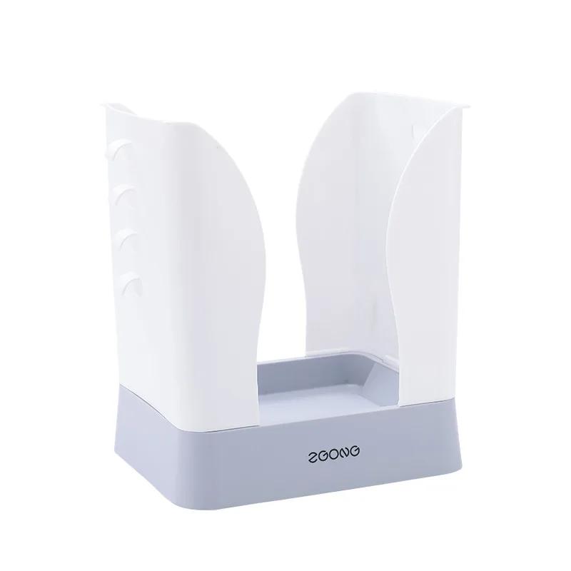 

Регулируемый мусорный мешок мусорное ведро для кухонных держателей для хранения бытовой щелевой мусорный бак ванная креативный расширяемый мусорный бак белый