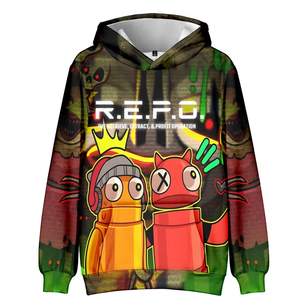 REPO Spiel Hoodie Harajuku Herbst Pullover Mode Unisex Langarm Casual Streetwear Lose Outdoor Kleidung