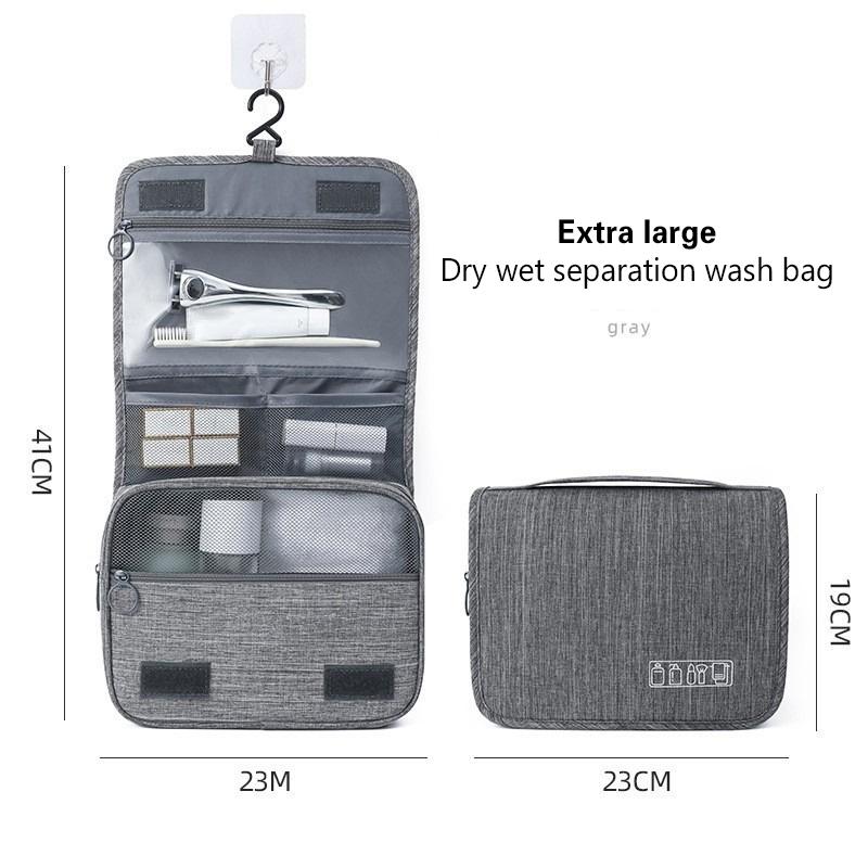 Foldable Toiletry Bag Organizer Hanging Storage Bag Bathroom Makeup Bag Case Cosmetic Bag Travel Bag For Travel Business