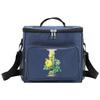 Lunch Bag Insulated Bags Cooler Box Thermal Organizer Handbag Shoulder Storage Lunchbag for Men and Women Golden Flower Printing