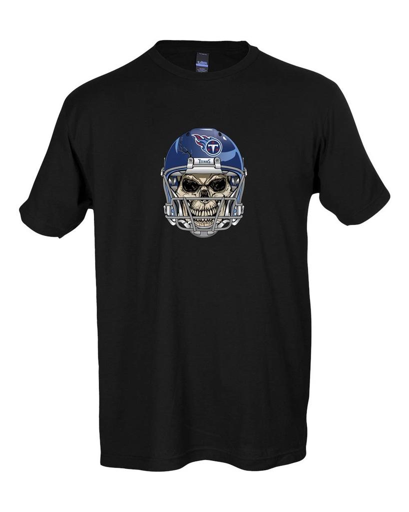 Tennessee Titans Skull HelmeT-Shirt 6 Sizes!! S-5XL