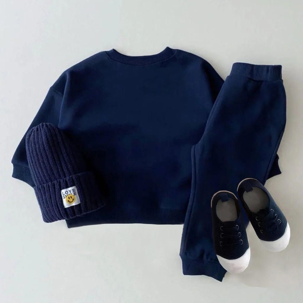 Moda Primavera Autunno Tute per Bambini Felpe a Manica Lunga Completi Tute per Bambini Ragazzo Ragazza