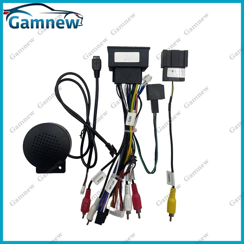 16pin Car Stereo Wire Harness Adapter Power Cable With Canbus Box For Chevrolet GM Series GM-SS-04A