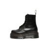 Dr. Martens Betty Boop X  Jadon BB Leather Glossy Thick Sole 8 Eyelet Zipper Printed Short Boots Unisex Boots Black 27932001