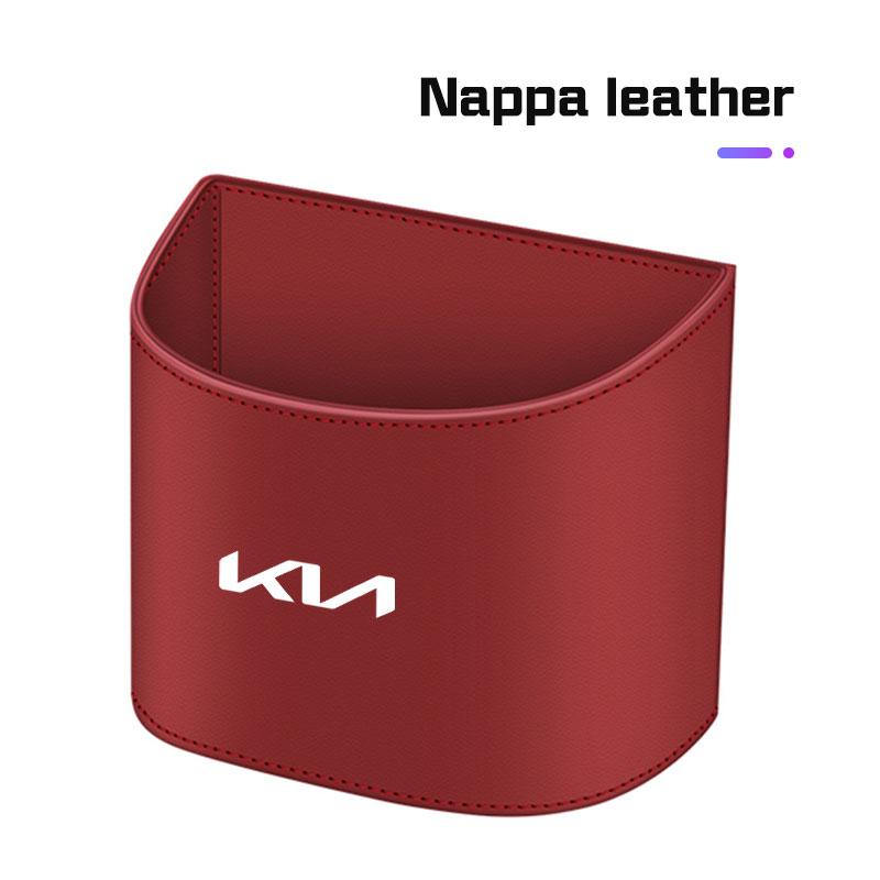 Leather Car Seat /Door Side Organizer Storage Box For KIA RIO Rio Sportage Ceed Cerato Sorento K3 K4 K5 KX3 Optima Picanto Forte dmzu30