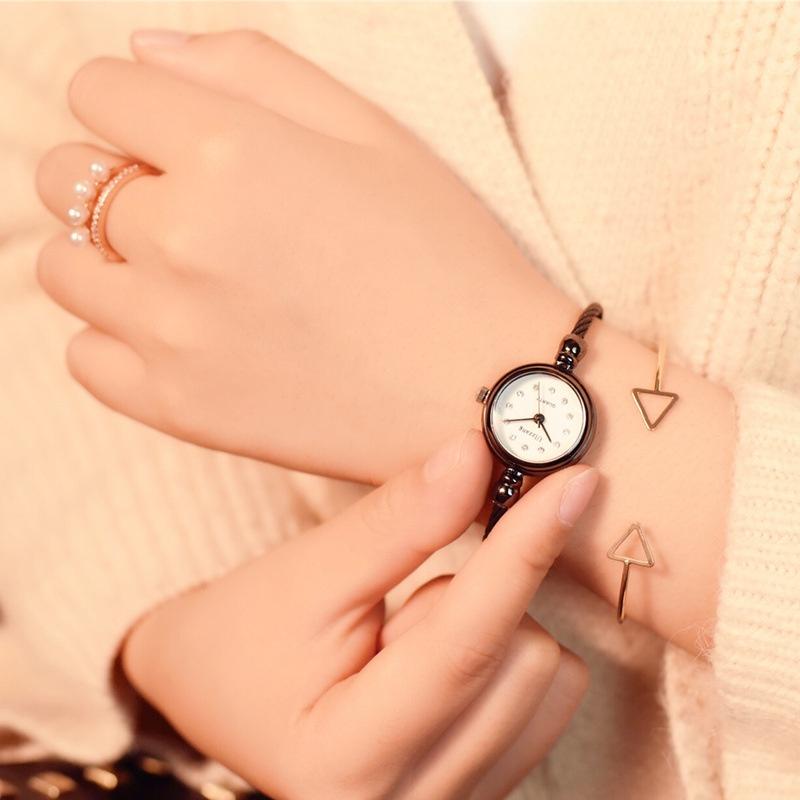 Vintage Open Bracelet Watch Female Student Korean Version Of The Simple Trend
