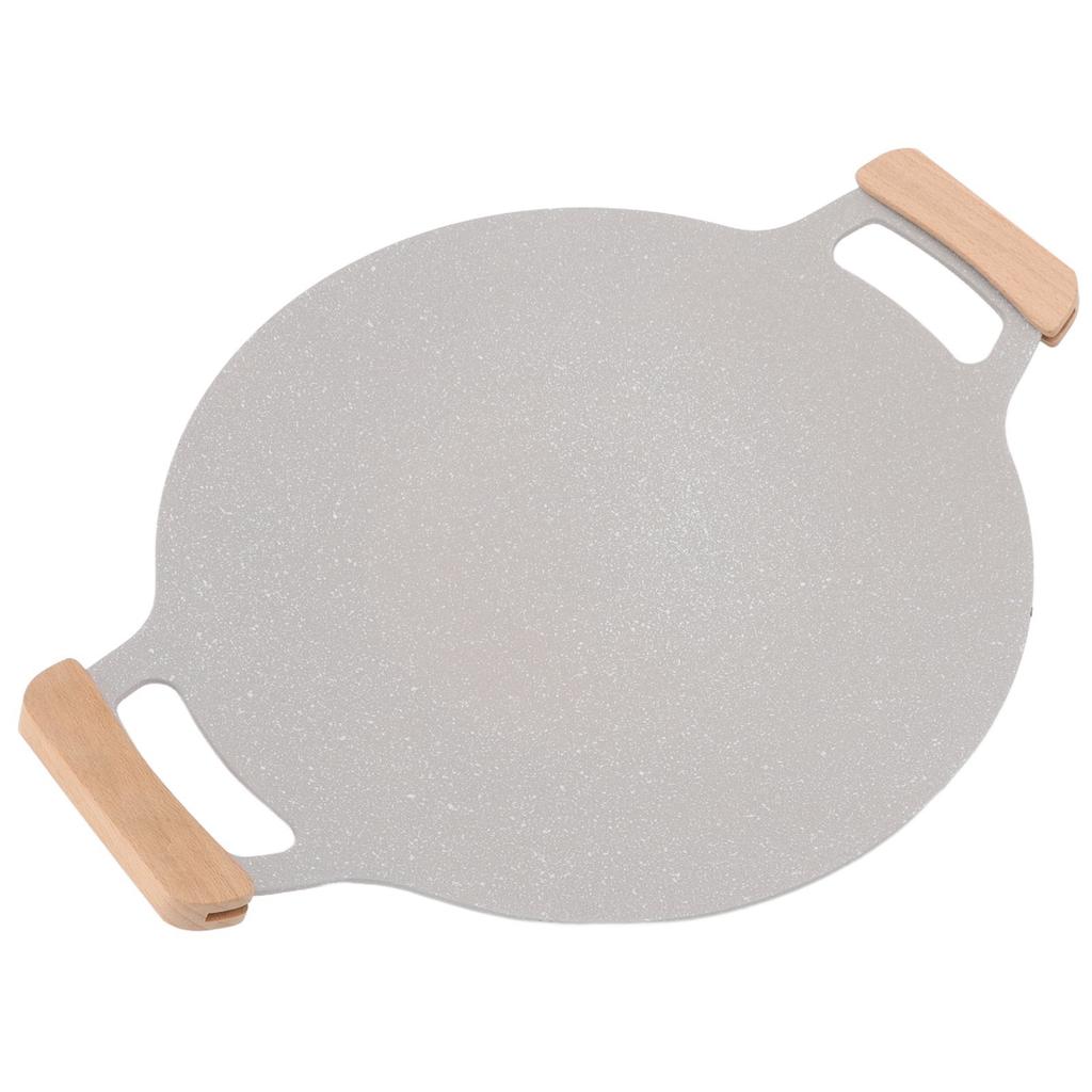 Indoor Outdoor Korean Grill Pan Nonstick Aluminum BBQ Grill Plate with Handles for Gas Stovetop