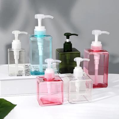 100-650ml Square Bottle Liquid Soap Whipped Mousse Points Bottling Shampoo Lotion Shower Gel Pump Bottlesnding Soap Dispenser