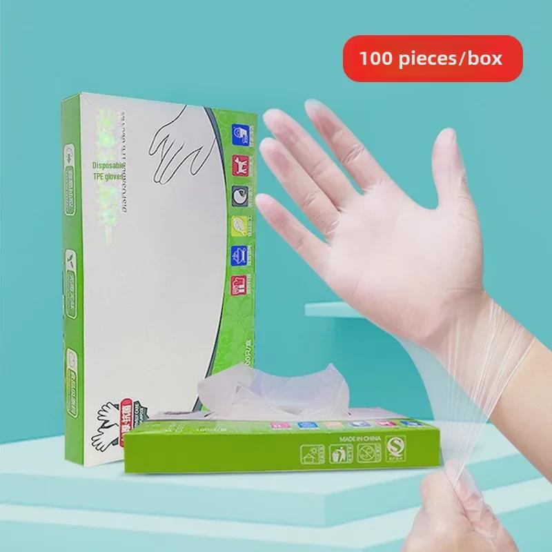Elastische, verdickte TPE-Einweghandschuhe für die Haushaltsreinigung und den Küchengebrauch