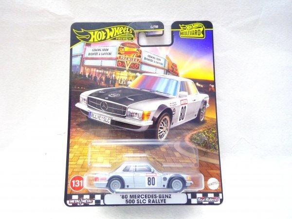 Hot Wheels Premium 80 500 SLC RALLYE 131 BOULEVARD MERCEDES-BENZ