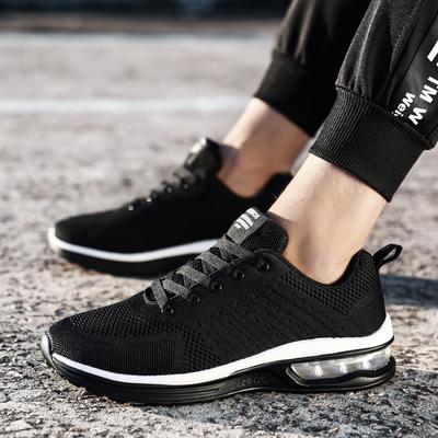 Non-slip Women Outdoor Sneakers Fashion Air-cushion Men's Running Shoes Breathable Knitted Casual Sports Shoes