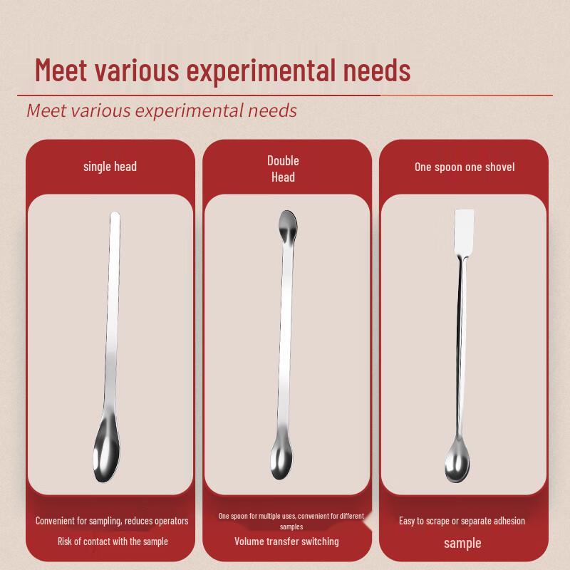 LABSHARK Stainless Steel Lab Spoon and Scoop