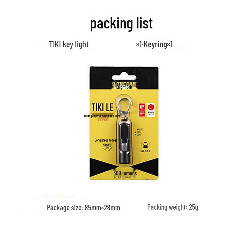 NITECORE TIKI Multi-Function Keychain Flashlight
