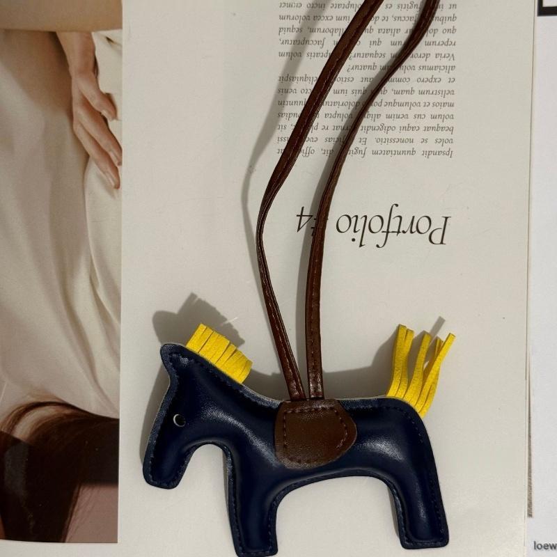 Mode PU Leder Mini Pony Anhänger Damen Tasche Hängende Dekoration Zubehör Cartoon Pferd Schlüsselanhänger Auto Schlüsselanhänger Geburtstagsgeschenk