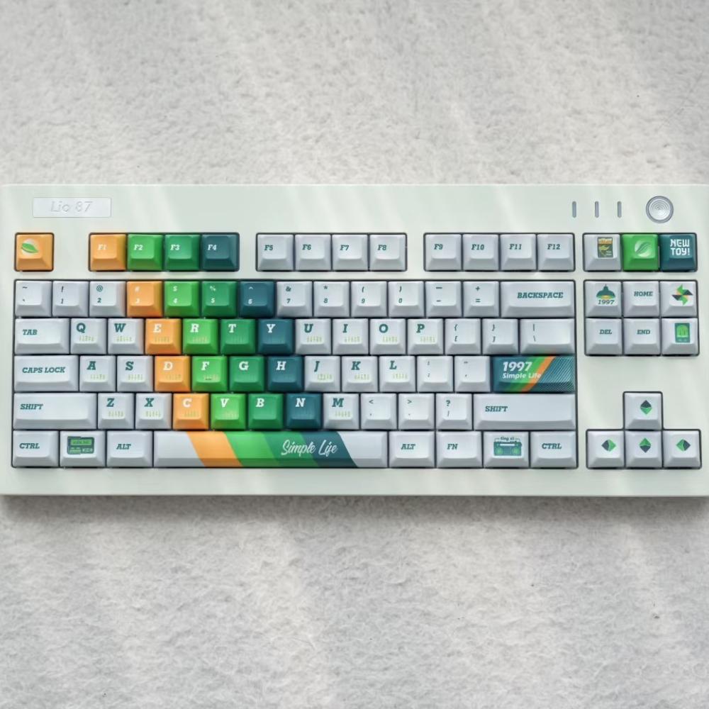NEWTOY Memoirs Theme Keycap Set 172key PBT Custom Retro Style Keycap Cherry Profile Office Gaming KeyCap for Mechanical Keyboard