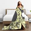P Chan Ranma Soft Warm Blanket Children Plush Throw Blanket Fluffy Home Decor Flannel Bedspread Sofa Bed Cover
