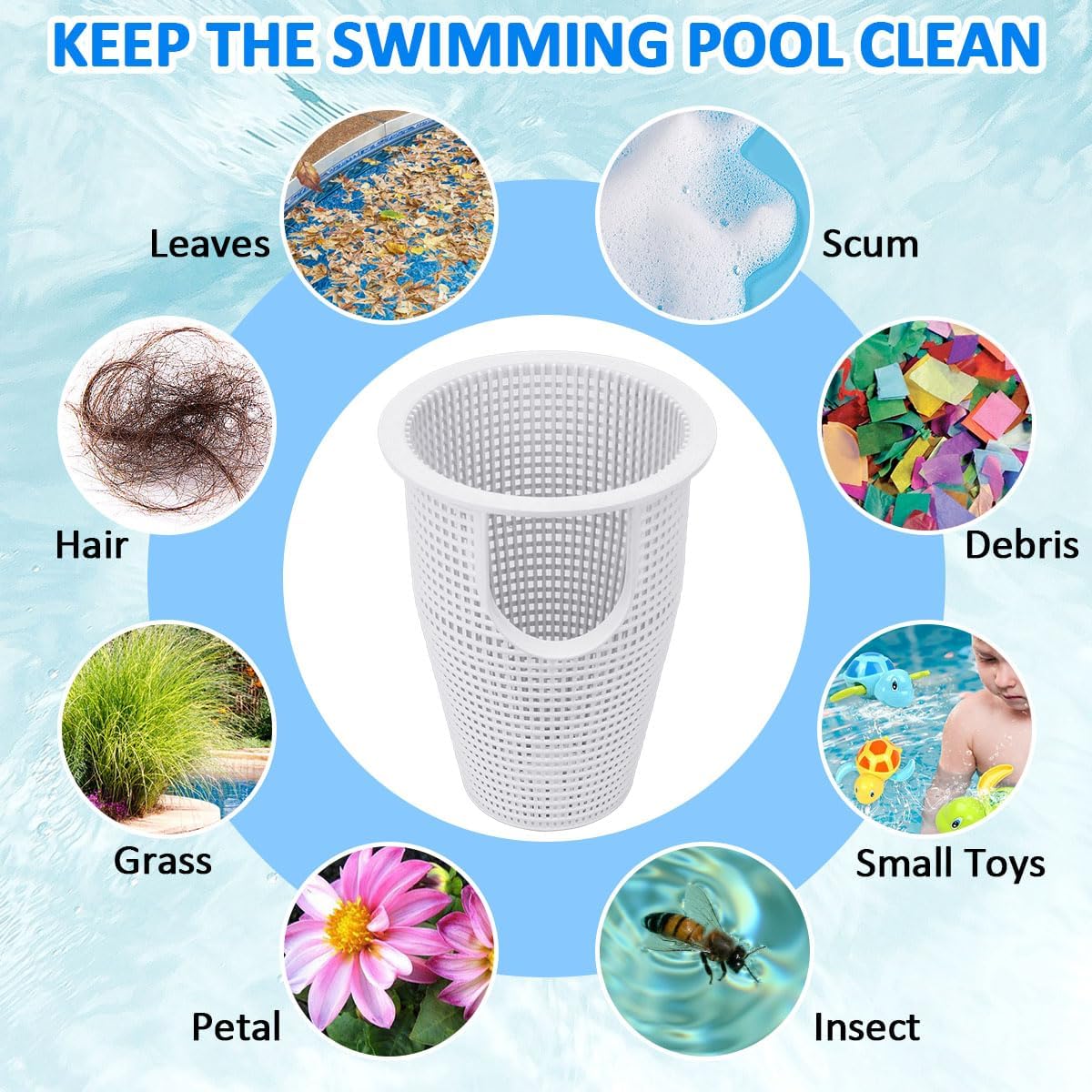 070387 Замена корзины насоса Pentair B-199 для WhisperFlo IntelliFlo 91110040, 310-3210 Корзина насоса для бассейна