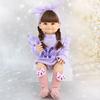 Realistic 55cm 22inch Soft Silicone Reborn Baby Doll With Clothes Magnetic Pacifier Feeding Bottle Set Handmade Girl Birthday Gift