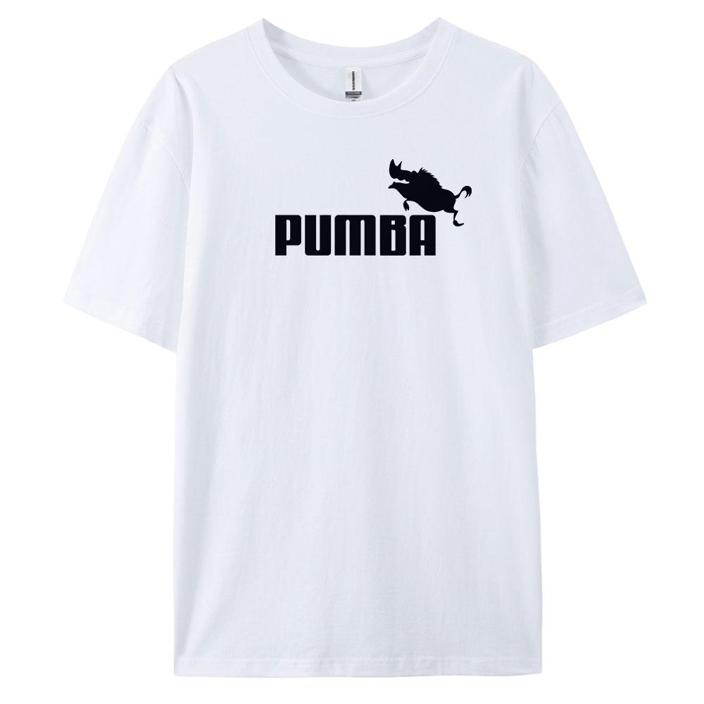 

Pumba Cool Printed TShirt for Men Short Sleeve Cotton Tee for Fashionable Style S
