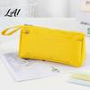Practical Pen Storage for Classroom Pencil Case with Zipper And Handle Durable Oxford Solid Color Soft EVA Stationery Holder Kids Organizer Portable