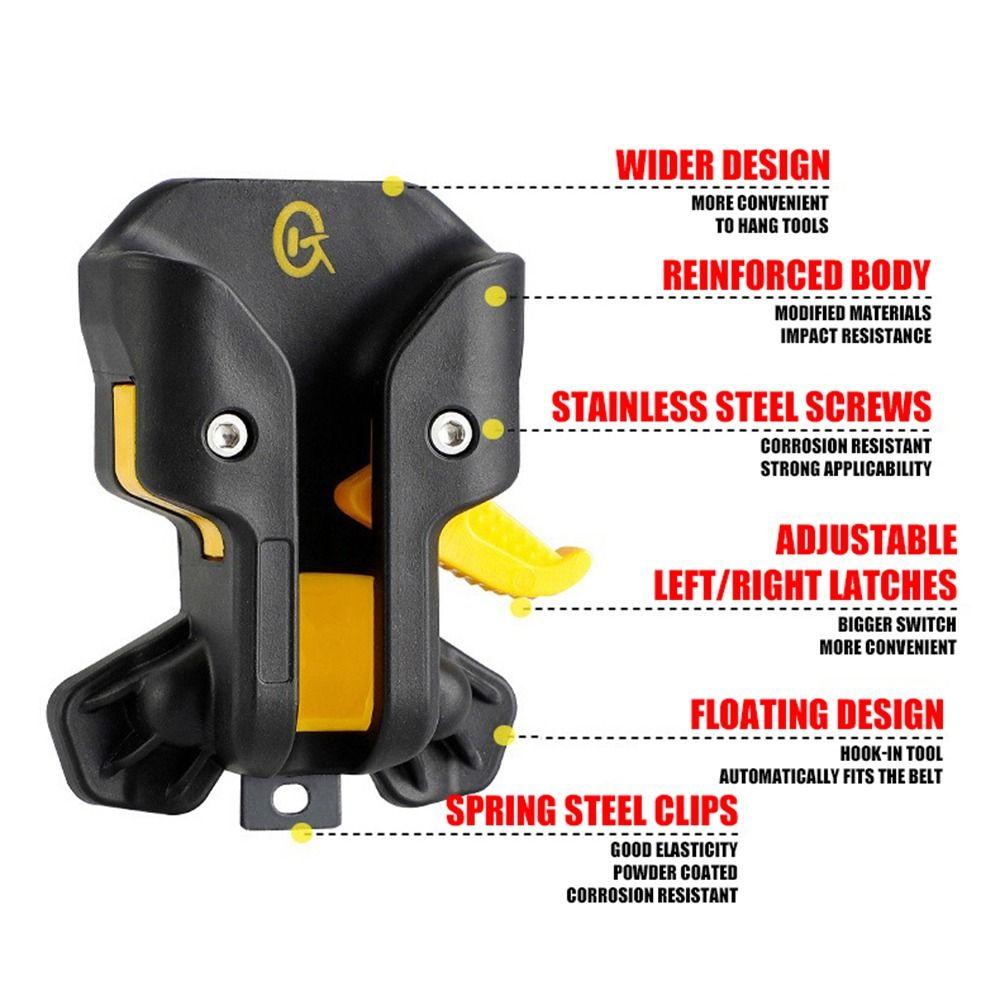 

Anti-fall Self-Locking Hooks Quick Release Tools Organizer Waist Tool Storage Style 1