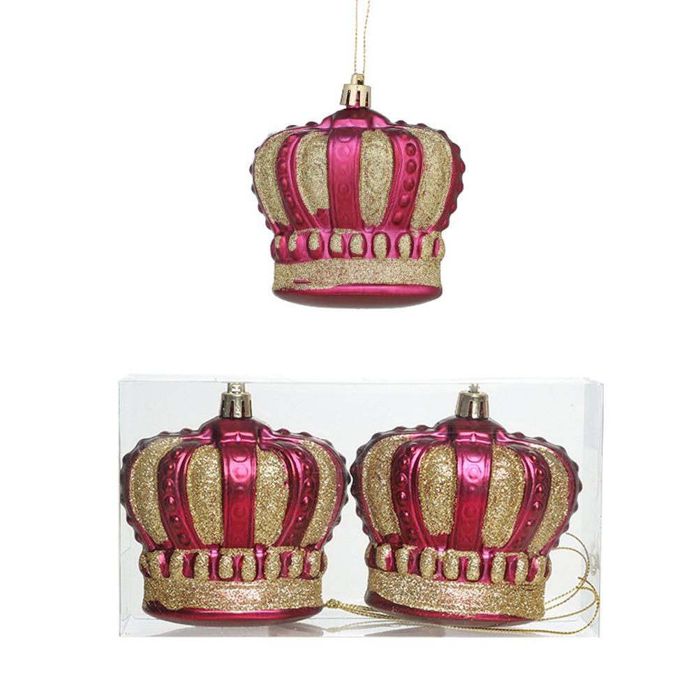 Shatterproof Christmas Cane Candy Ornaments Rose Red Merry Christmas Decor  Wedding Party