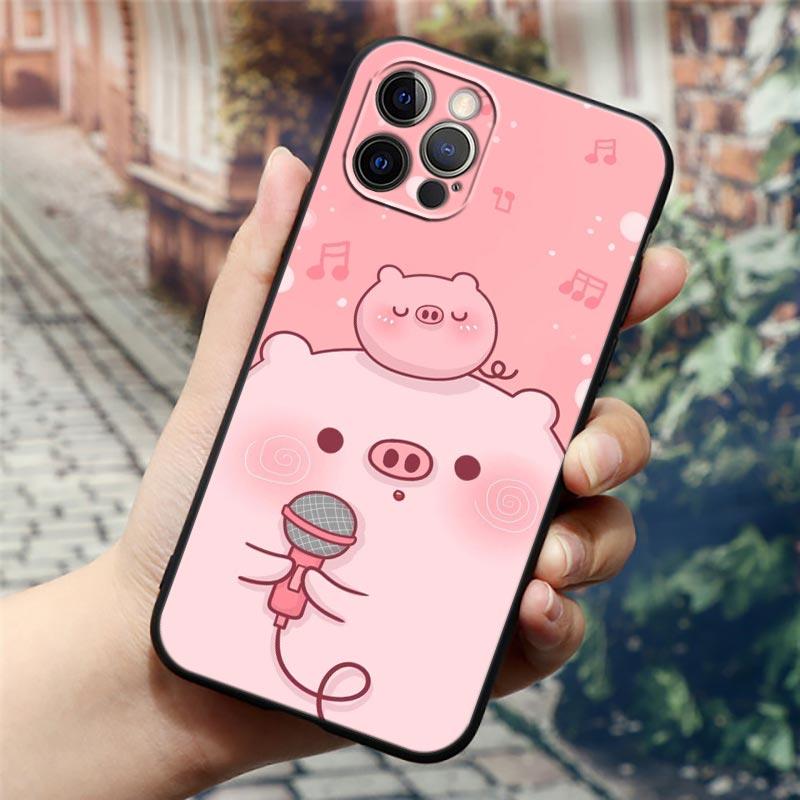 Cute Funny Gravity Falls Waddles Cartoon Phone Case For Apple iPhone 14 13 12 11 Pro Max 8 7 SE 2020 2022 XR XS Mini Plus Cover