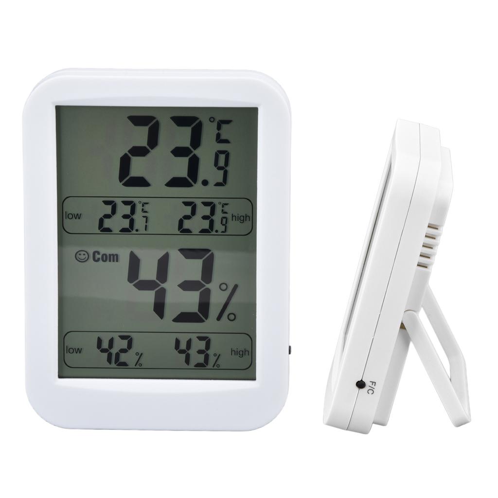Thermometer Hygrometer Accurate Large LCD Display Temp Humidity Meter for Reptiles Terrarium