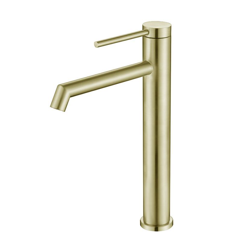 Black Bathroom Hot And Cold Mixed Water Basin Faucet 304 Stainless Steel Drawing Gold Deck Mounted Mixer Sink Tap Crane