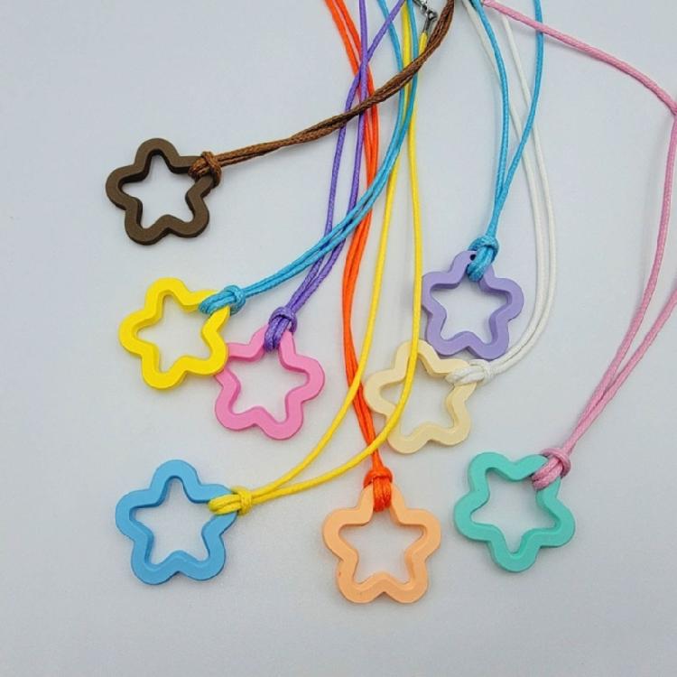 Hollow Star Jewelry Making Accessories Acrylic Material for DIY Jewelry Making