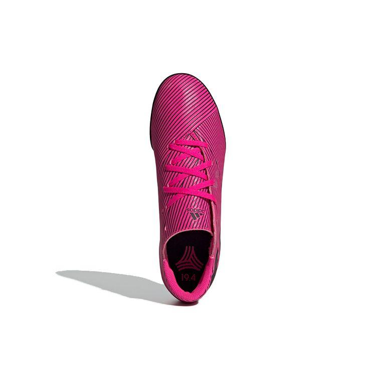 Adidas Nemeziz Round Toe Comfortable TF (Rubber Studs) Non-Slip Breathable Soccer Shoes Men Soccer Shoes Pink Black F34523