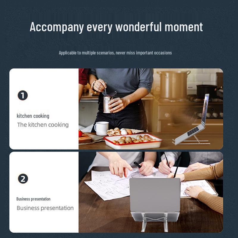 16" Aluminum Laptop & Tablet Stand with Heat Dissipation