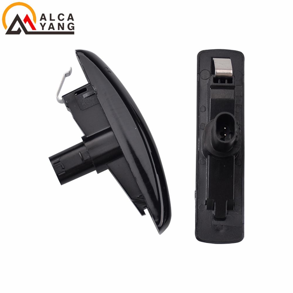 2Pcs Amber Dynamic Flowing LED Side Marker Light For Land Rover Freeland 2 Discovery 3 4 Rover Sport L320