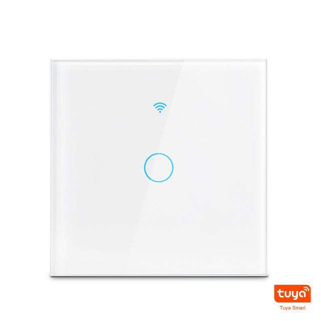 Melery Lichtschalter Wifi Smart Tuya Touch Sensor Glas Panel Lampe Interrupter EU Platz Fernbedienung durch Alexa Dot Google Home