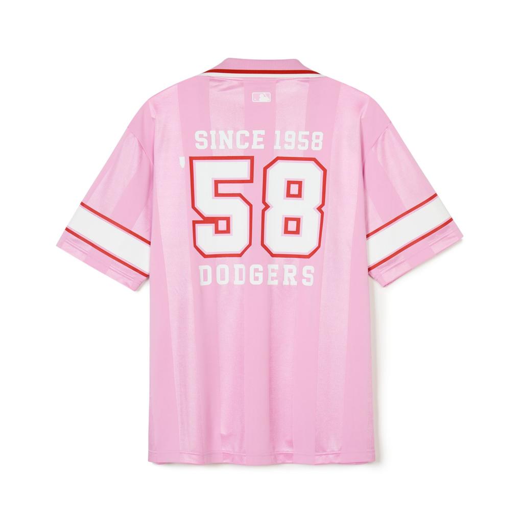 New MLB Los Angeles Dodgers Retro Soccer Jerseys Women's Pink 3FTSV1743-07PKP