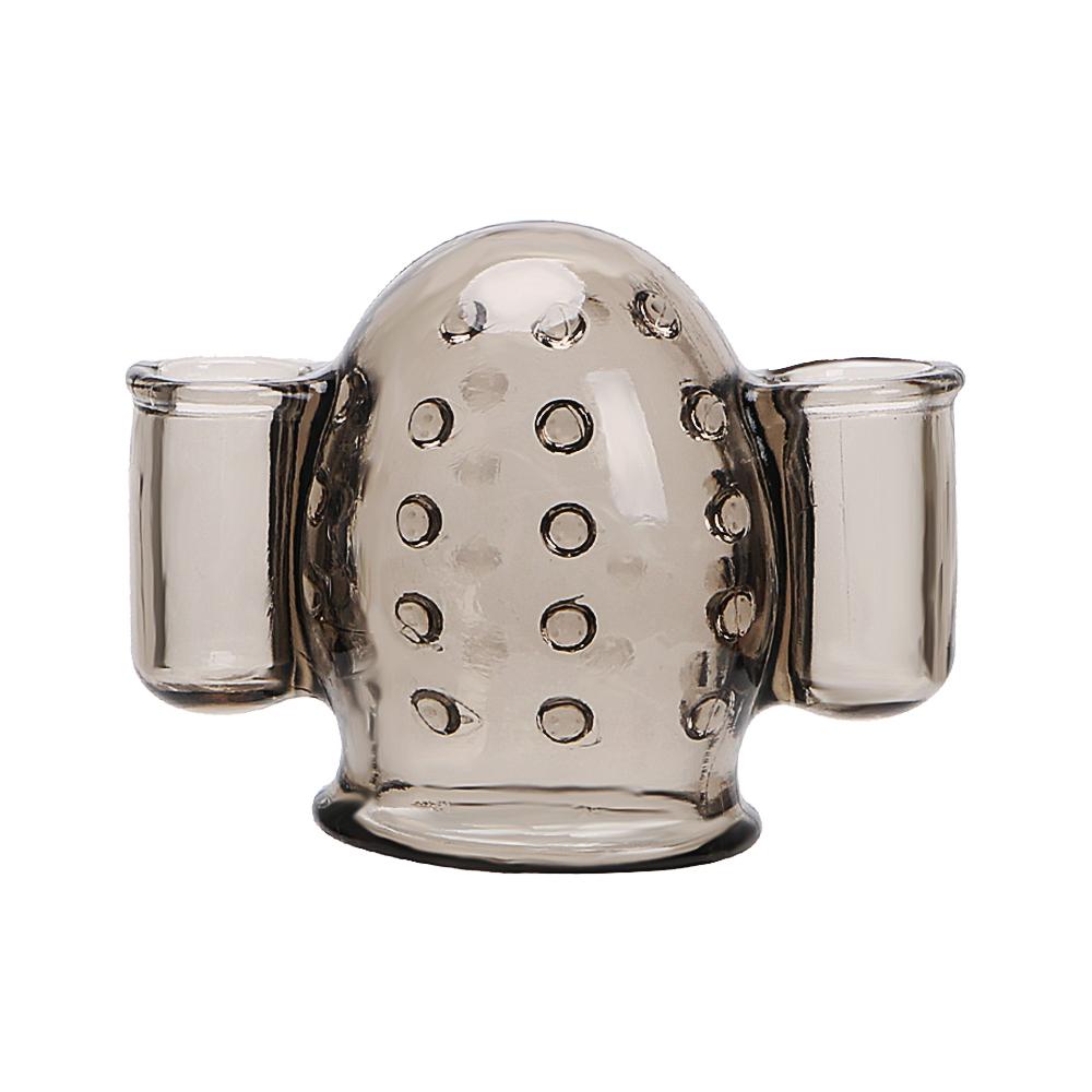 Glans Vibrator Penis Vibrators Penis Massager With 2 Caps Male Masturbator Delay Lasting Trainer Sex Toy For Men 12 Speed