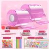 Transparent Blowing Bubble Full Set Reusable Nano Tape Crafts Nano Tape Toys  School Supplies