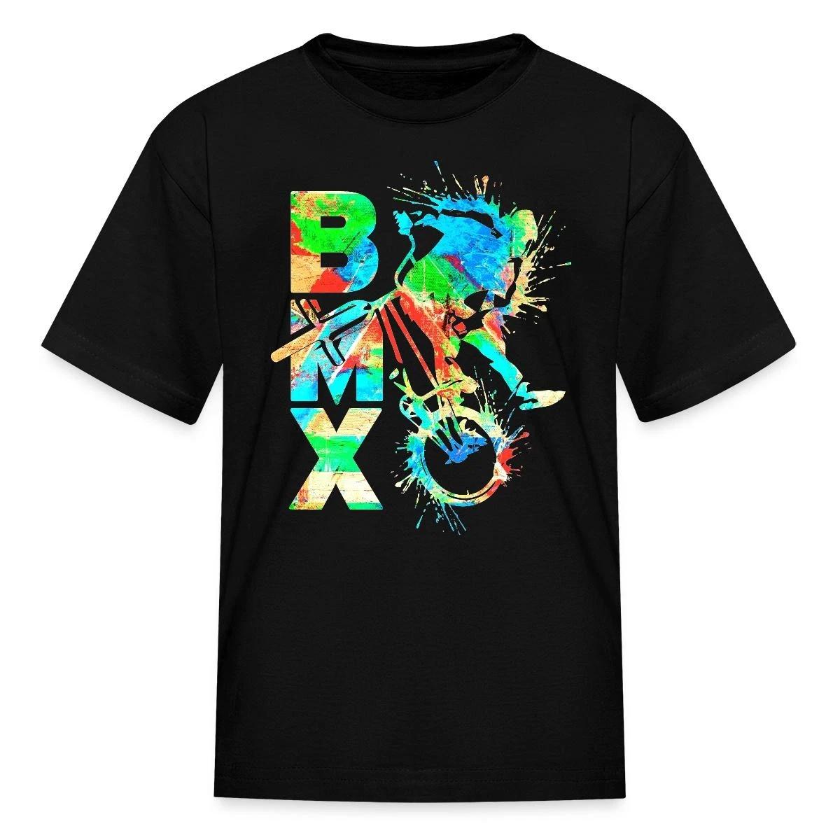 Яркая детская футболка BMX-байкера M